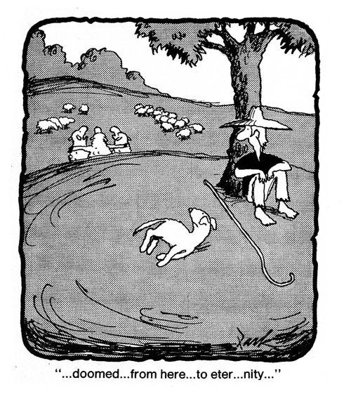 '...doomed...from here...to eter...nity...'