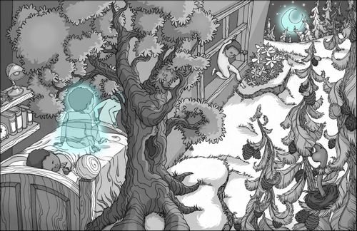 Children's Spirit Slips Out at Night.