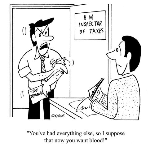 'You've had everything else, so I suppose that now you want blood.'