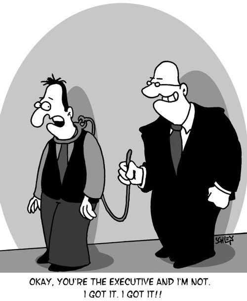 'Okay, you're the executive and I'm not. I got it. I got it!!'