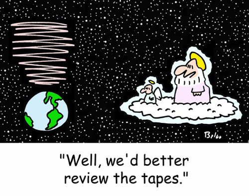 'Well, we'd better review the tapes.'
