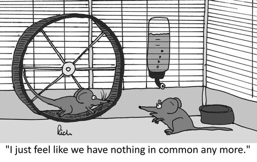 'I just feel like we have nothing in common any more.'