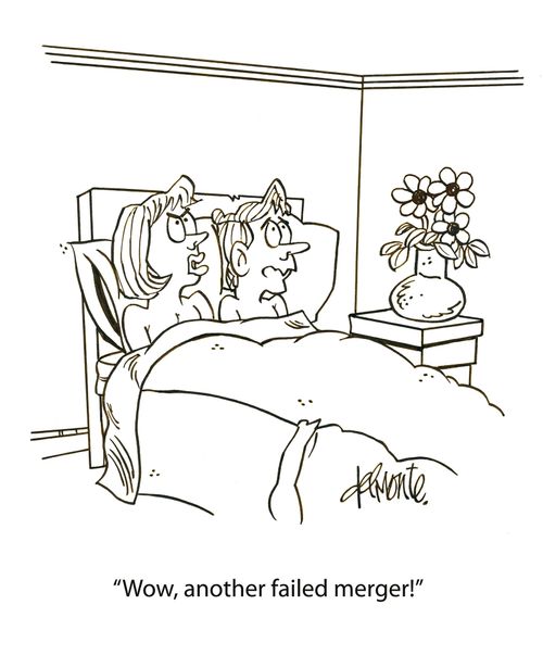 'Wow, another failed merger!'