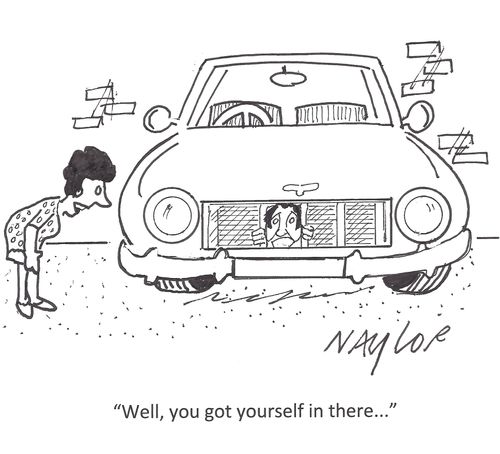 'Well, you got yourself in there...'