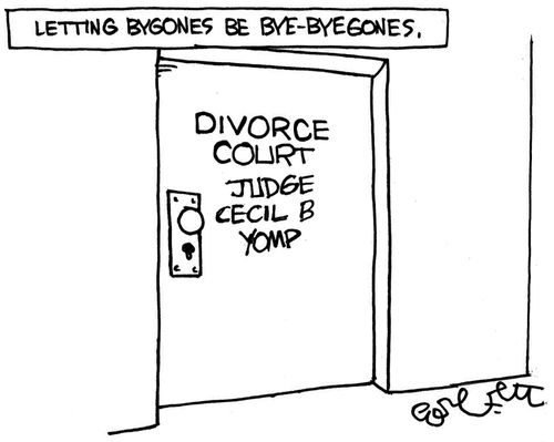Letting bygones be bye-byegones: Divorce Court.