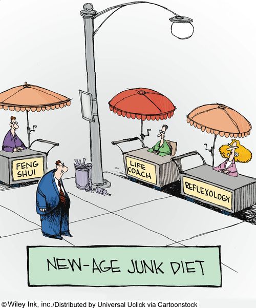 New-Age junk diet.