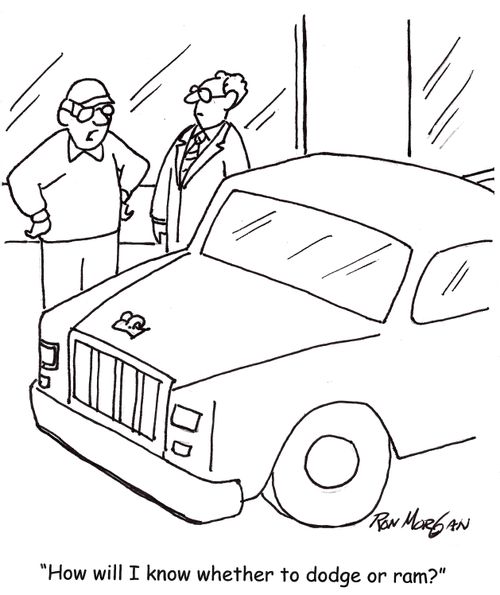 'How will I know whether to dodge or ram?'