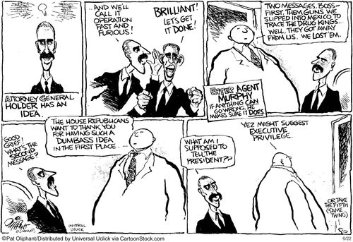 Attorney General Holder has an idea...'and we will call it operation fast and furious!'