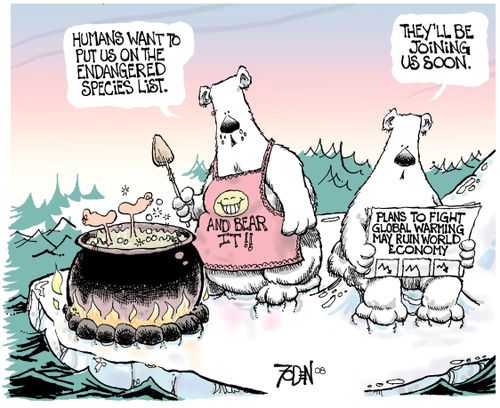 'Humans want to put us on the endangered species list.'