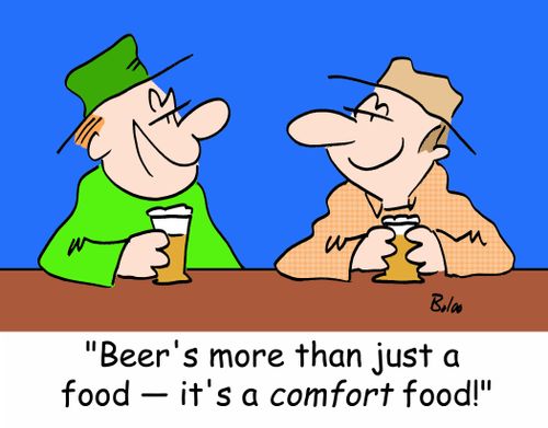 'Beer's more than just a food -- it's a comfort food!'