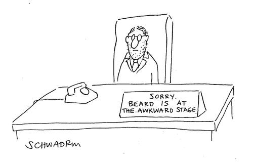 Sorry, the beard is at an awkward stage