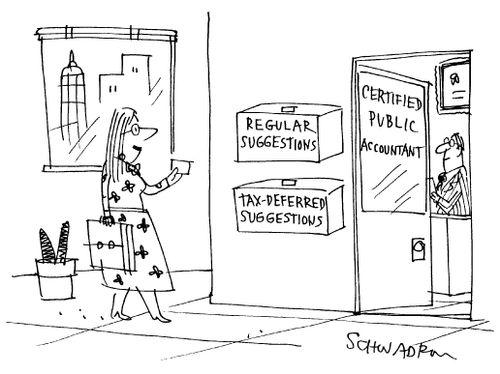 Accountant: Tax Deferred Suggestions