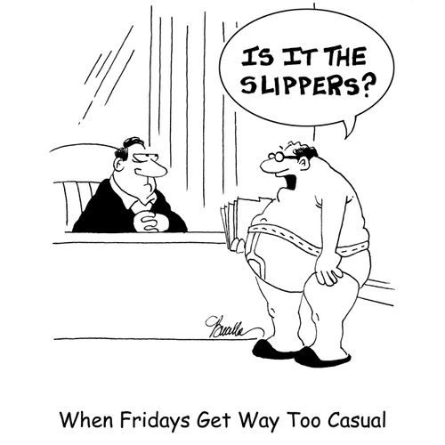When Fridays Get Way Too Casual.