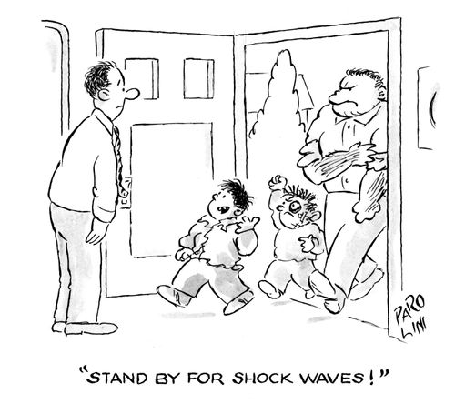 'Stand by for shock waves!'