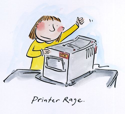 Printer rage.