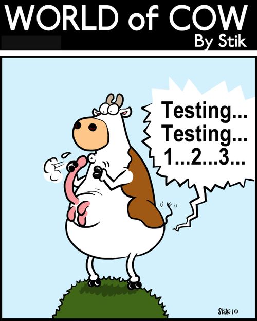 Testing...Testing...1...2..3...