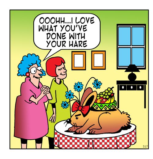 I love what you've done with your hare.