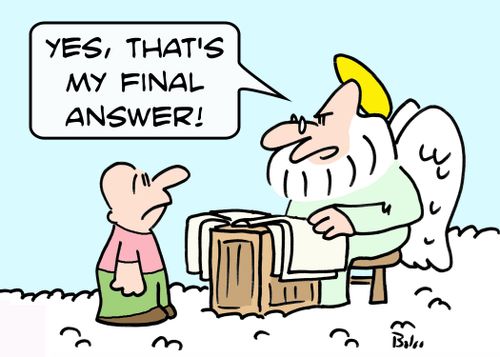 'Yes, that's my final answer!'