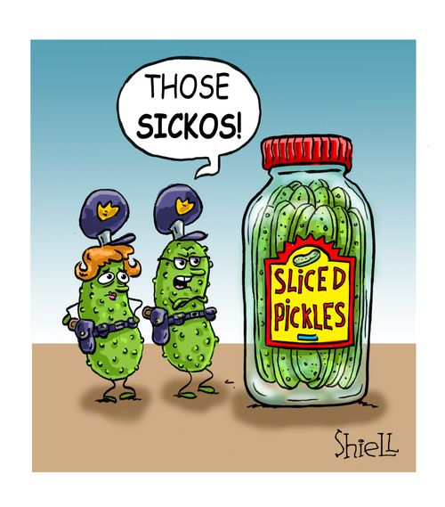 'SLICED PICKLES' , 