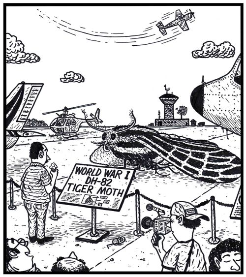 Visual Gag: World War I DH-82 Tiger Moth