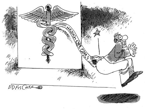 Healthcare costs biting you in the rear.