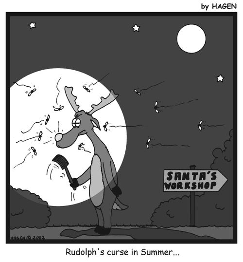 'Rudolph's curse in Summer...'