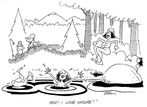 'God! I love nature!'