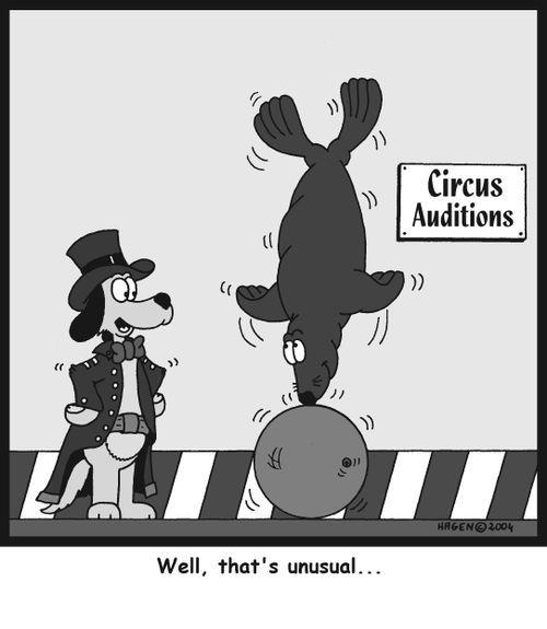 'Well, that's unusual...'