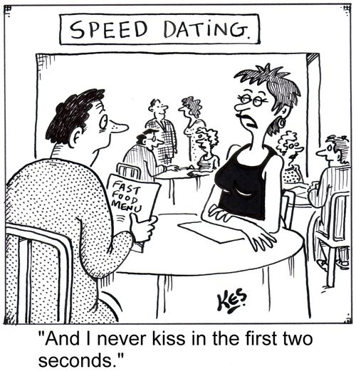 "And I never kiss in the first two seconds."