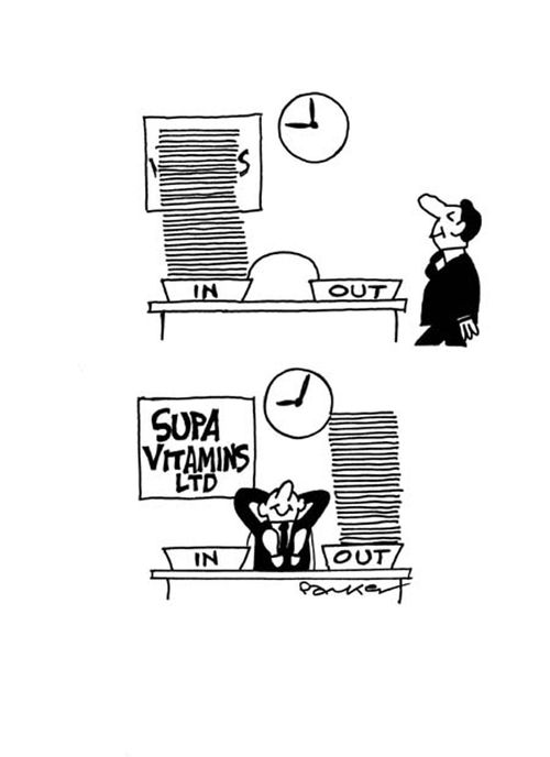 Filing Trays.