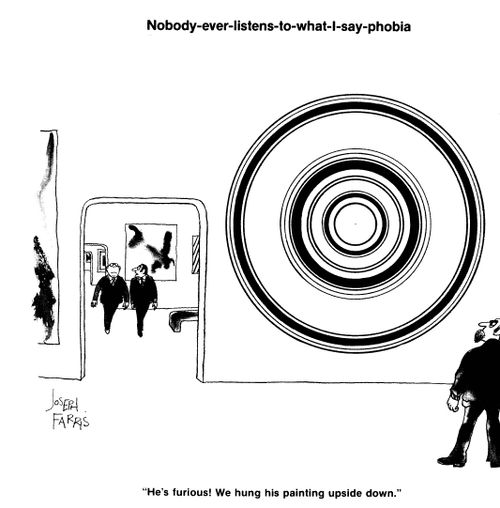 Nobody ever listens to what I say phobia.