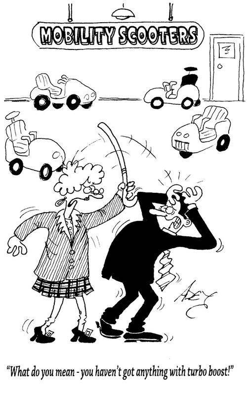 "What do you mean - you haven't got anything with turbo boost!"