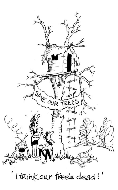 'I think our tree's dead.'