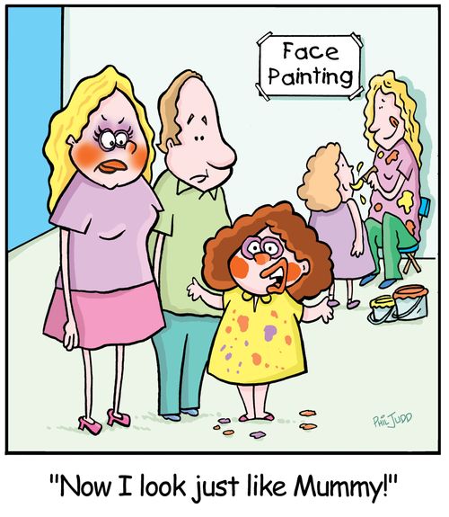 'Now I look like Mummy!'
