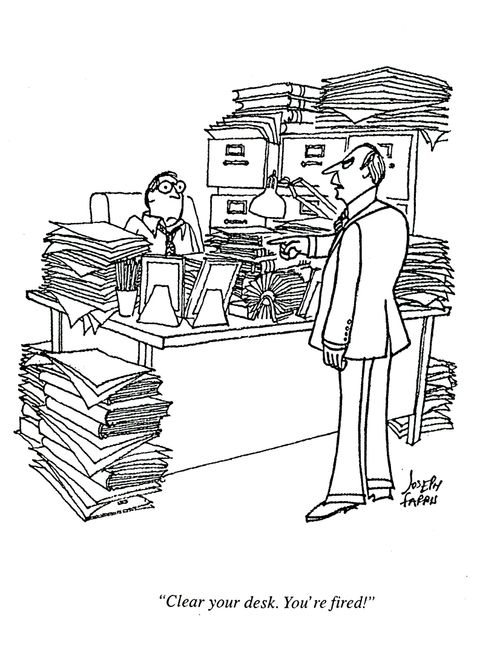 'Clear your desk. You're fired!'