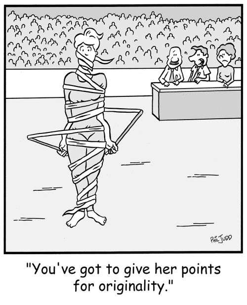 'You've got to give her points for originality.'
