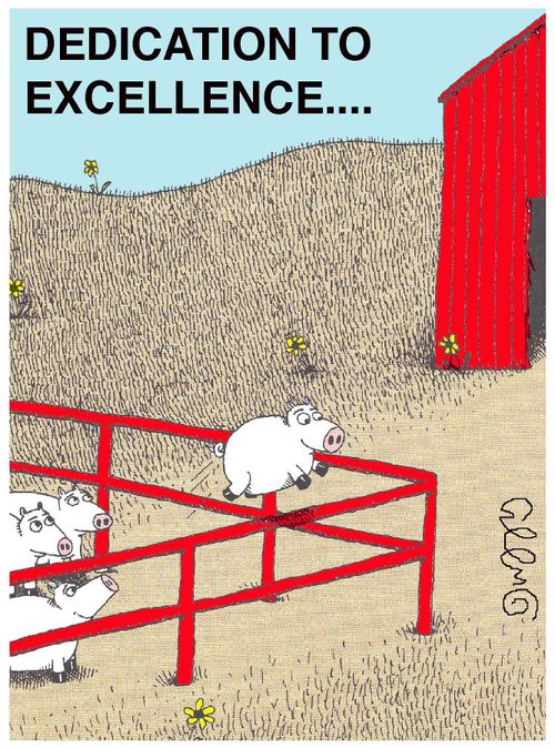 Dedication to excellence....