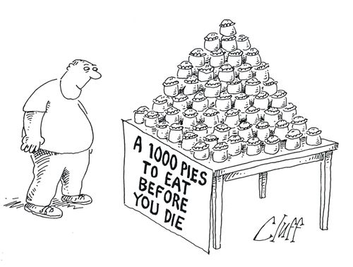 '1000 pies to eat before you die.'