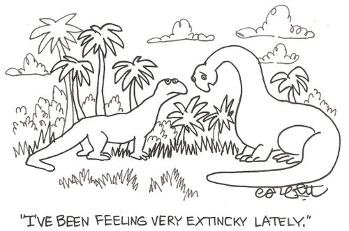'I've been feeling very extincky lately.'