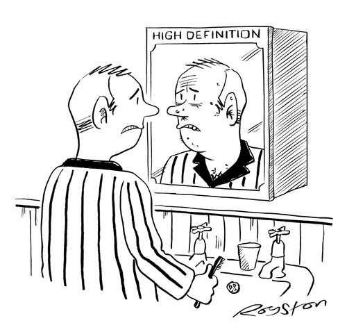 Man sees warts, hairs and wrinkles in 'high definition' mirror