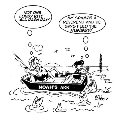'Not one lousy bite all darn day.'