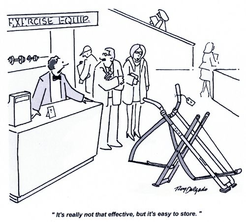 'It's really not that effective, but it's easy to store.'