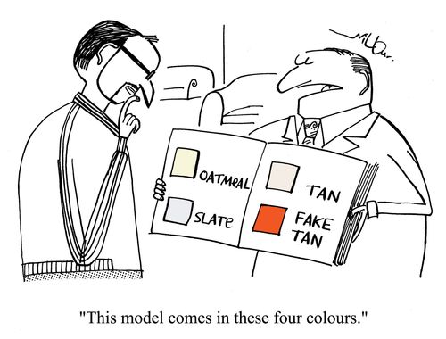 'This model comes in these four colours.2