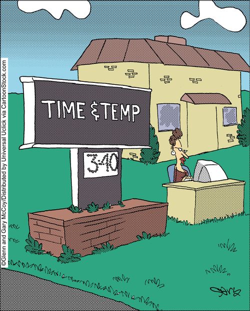 Time & temp.