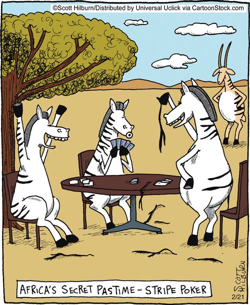 Africa's secret pastime - Stripe poker,