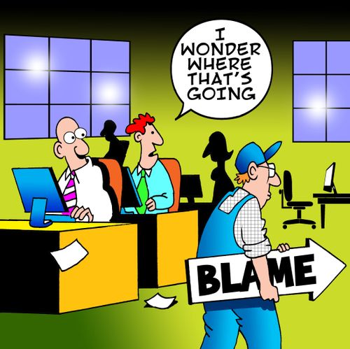 I wonder where that's going...(Blame sign).