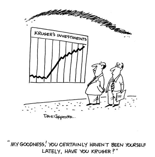 'My goodness!  You certainly haven't been yourself lately...'