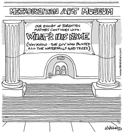 Art Museum: Our exhibit of forgotten masters continues with What's His Name...