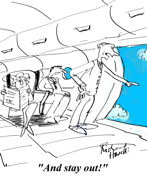 'And stay out!'