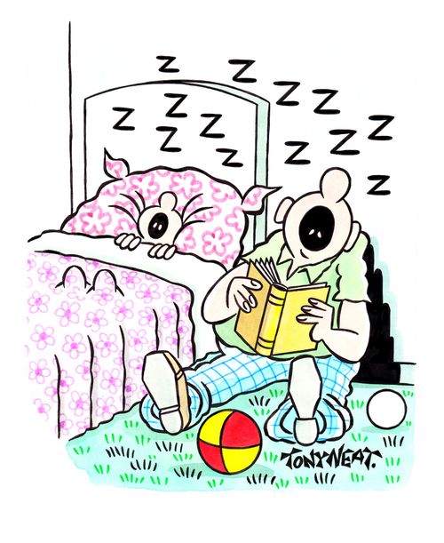 'Bedtime reading.'